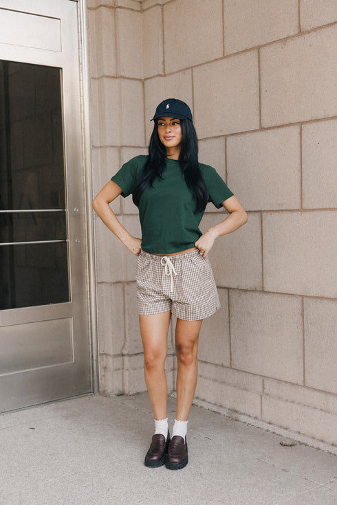 Schoolgirl Sweetheart Short // Mocha